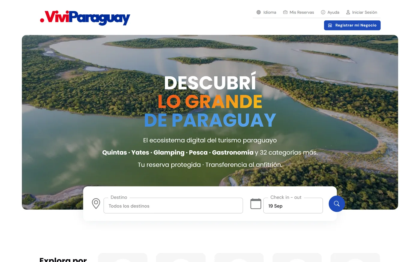 Portada de ViviParaguay tal como se ve hoy en viviparaguay.com